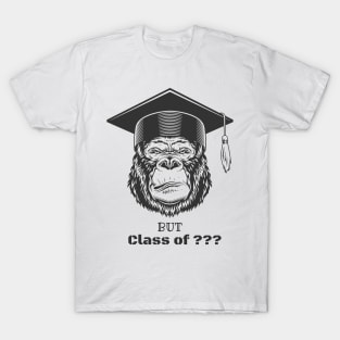 Gorilla Graduation Completed Class of T-Shirt T-Shirt